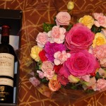 花とワイン